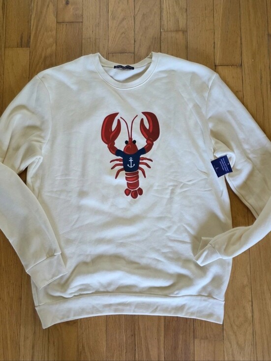Kiel James Patrick Tops - Womens Kiel James Patrick Lobster Sweatshirt Size XXL